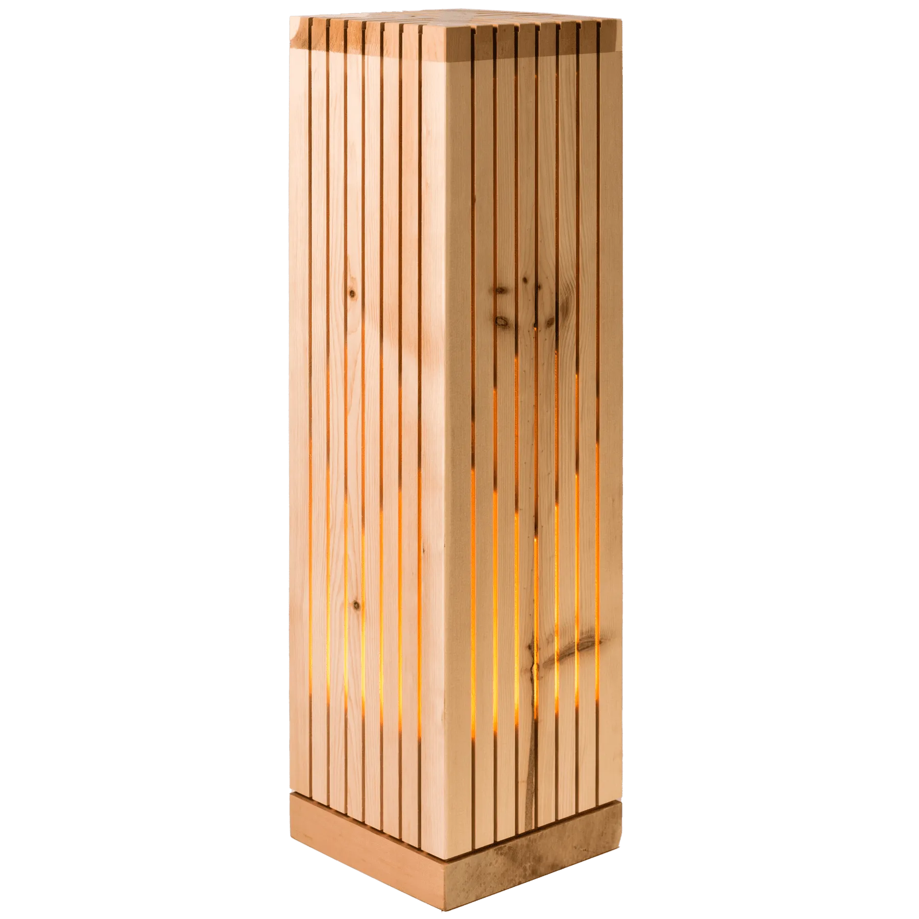 Lampe de sol en bois d’arolle