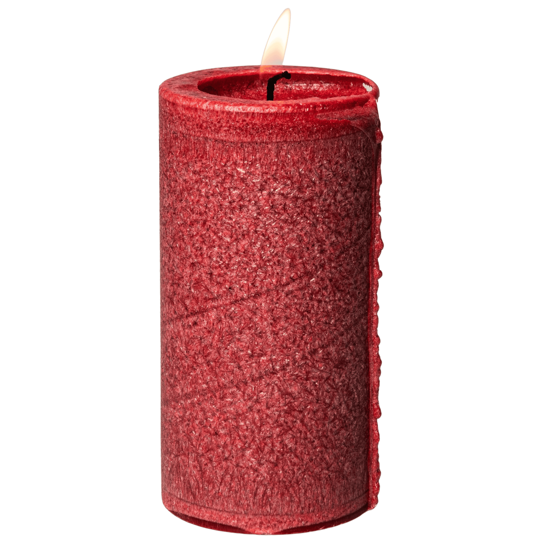 kerze-olivenwachs-natuerlich-dunkelrot_brennend