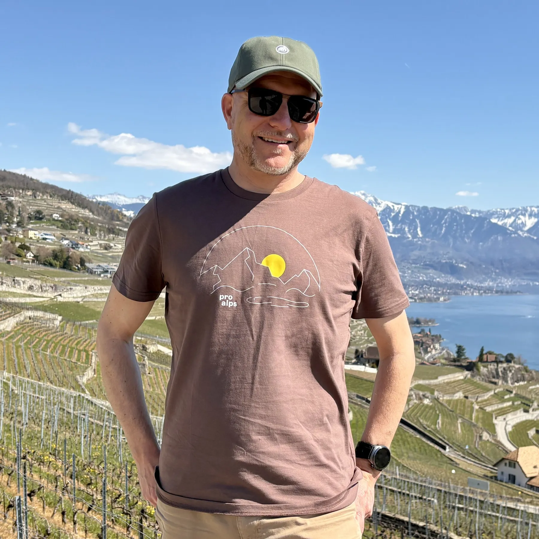 Unisex T-Shirt Pro Alps moccha