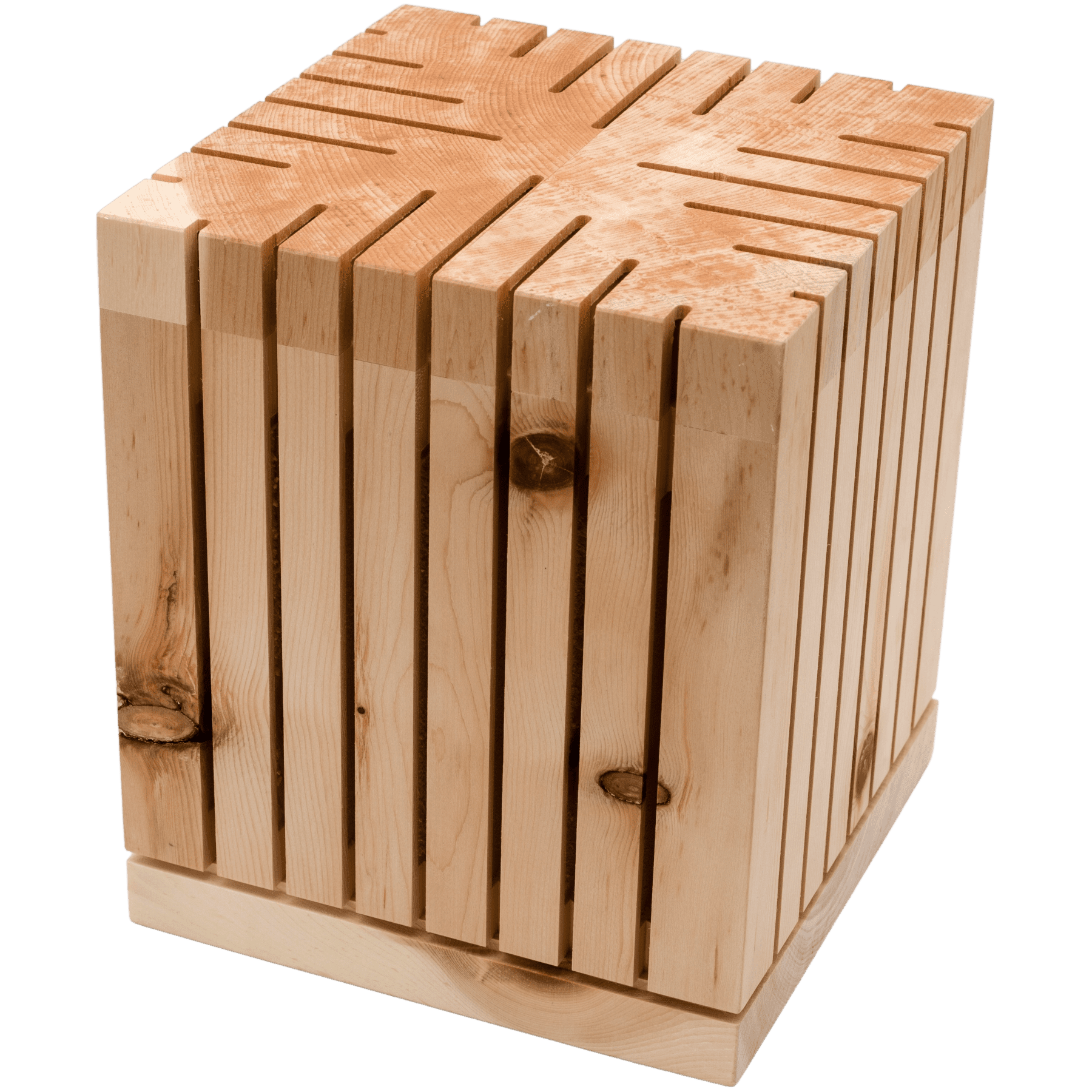 Lampe de sol en bois d’arolle