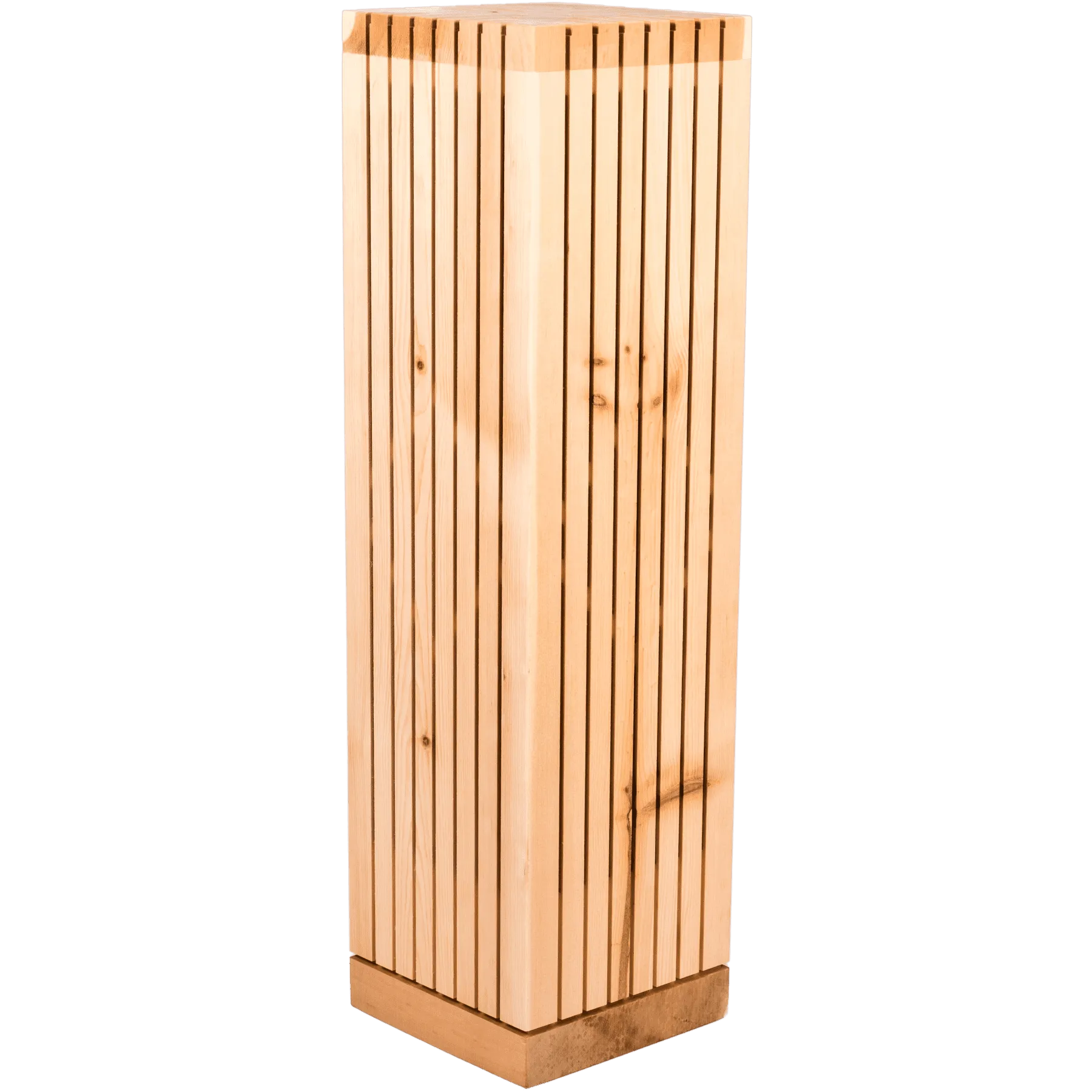 Lampe de sol en bois d’arolle
