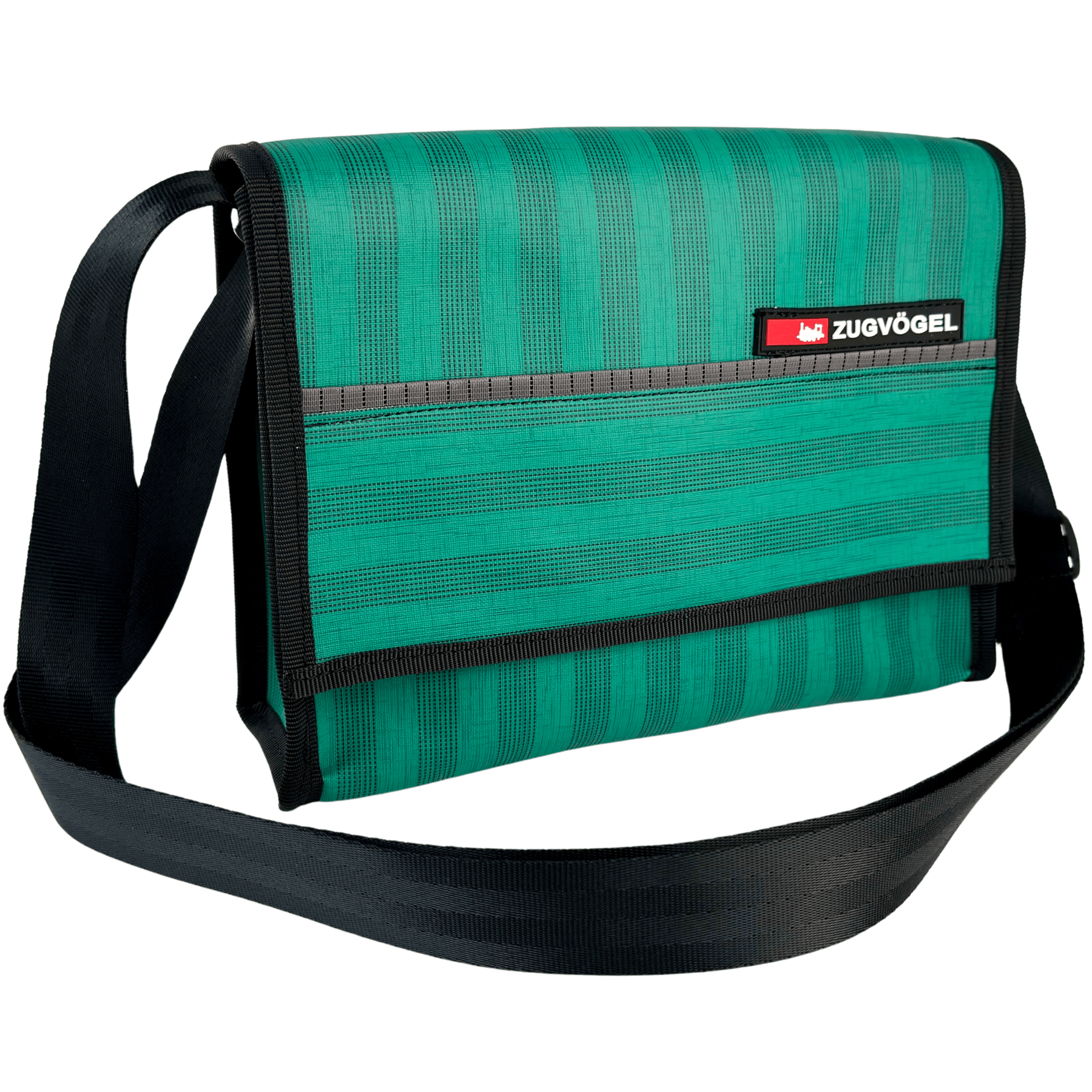 umhaengetasche - gruen-zugvoegel-sbb-upc