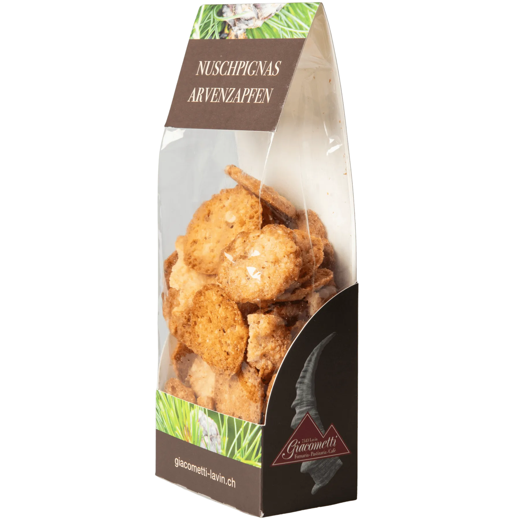 arvenzapfen-bisquit-guetsli-nuschpignas-engadin_seitlich