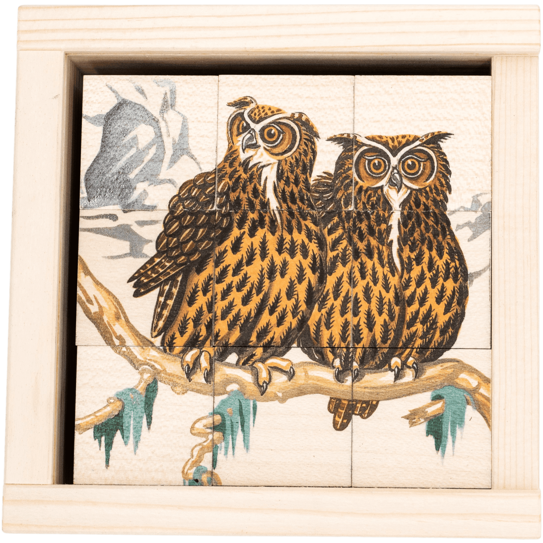 Puzzle à cubes « Animaux de la montagne »