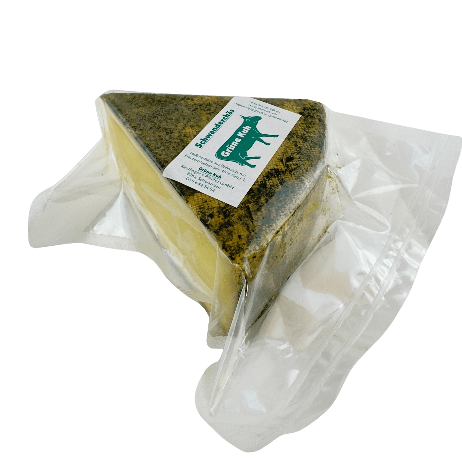 Fromage à la trigonelle bleue zigerkleekaese-schwandnerkasee-verpackt