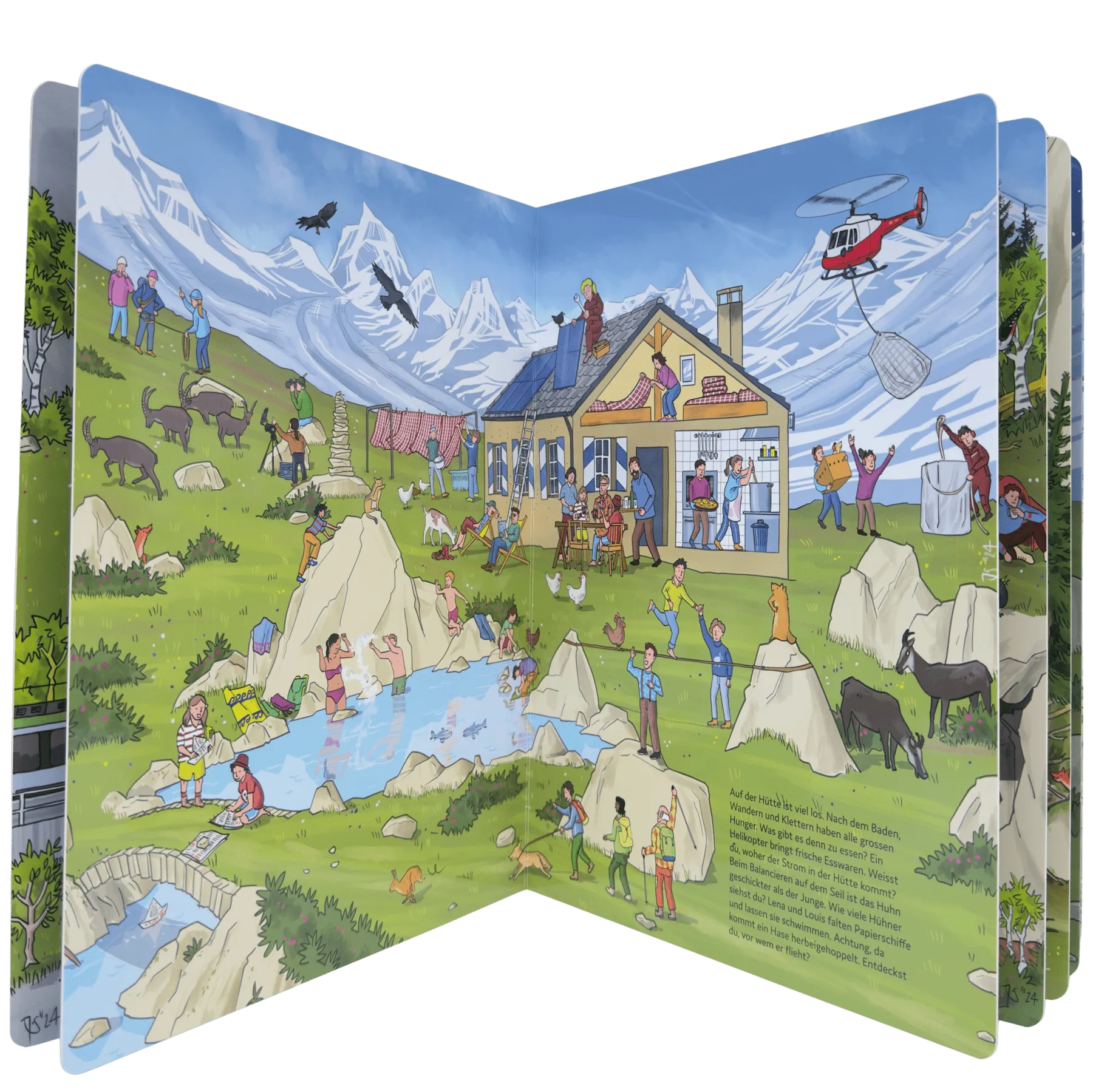 Wimmelbuch SAC Hütten
