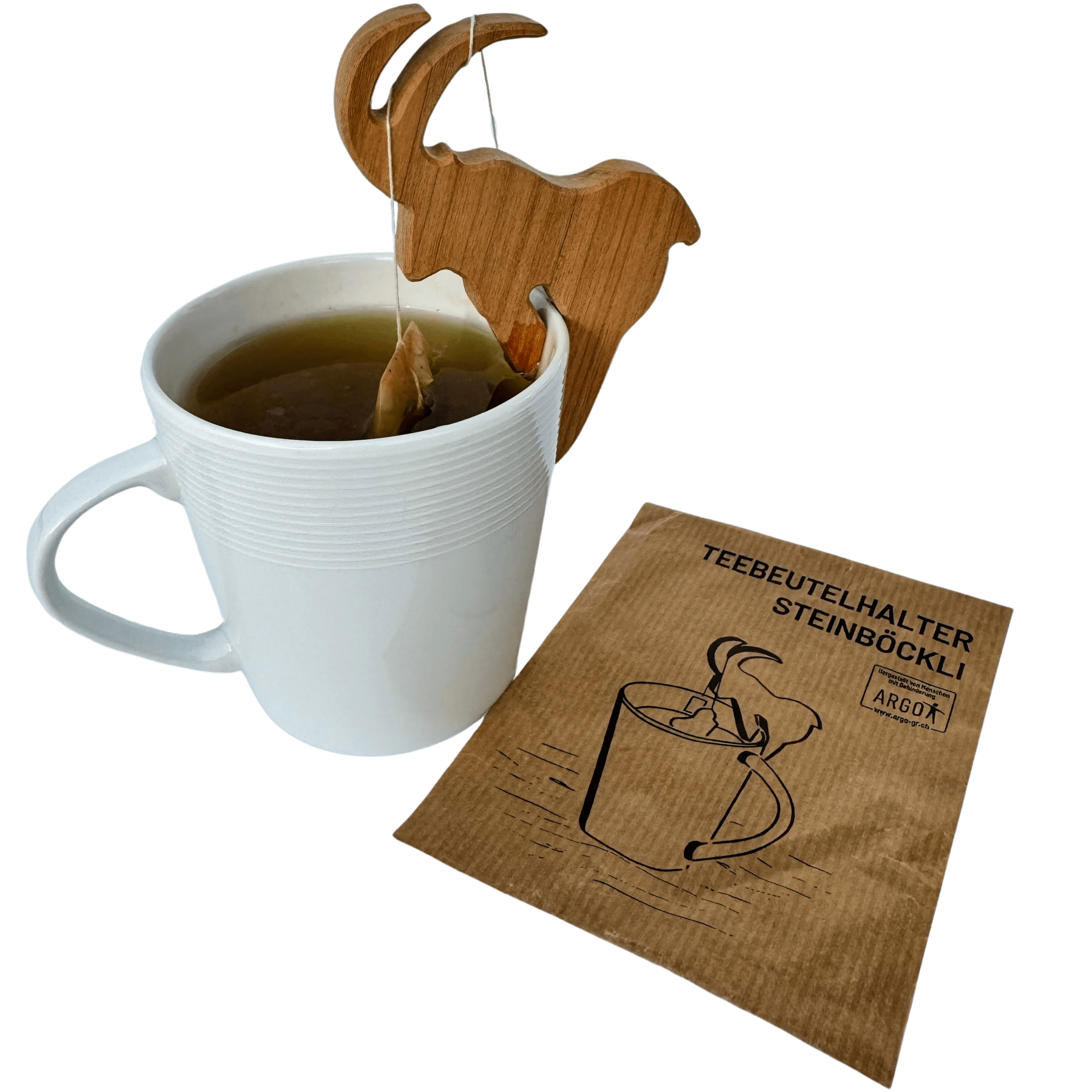 Porte-sachet de thé bouquetin