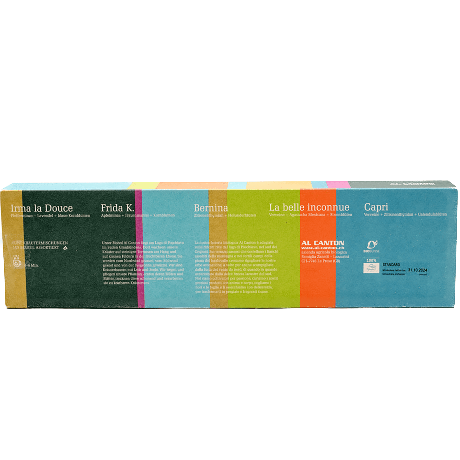 Coffret cadeau de thés BIO