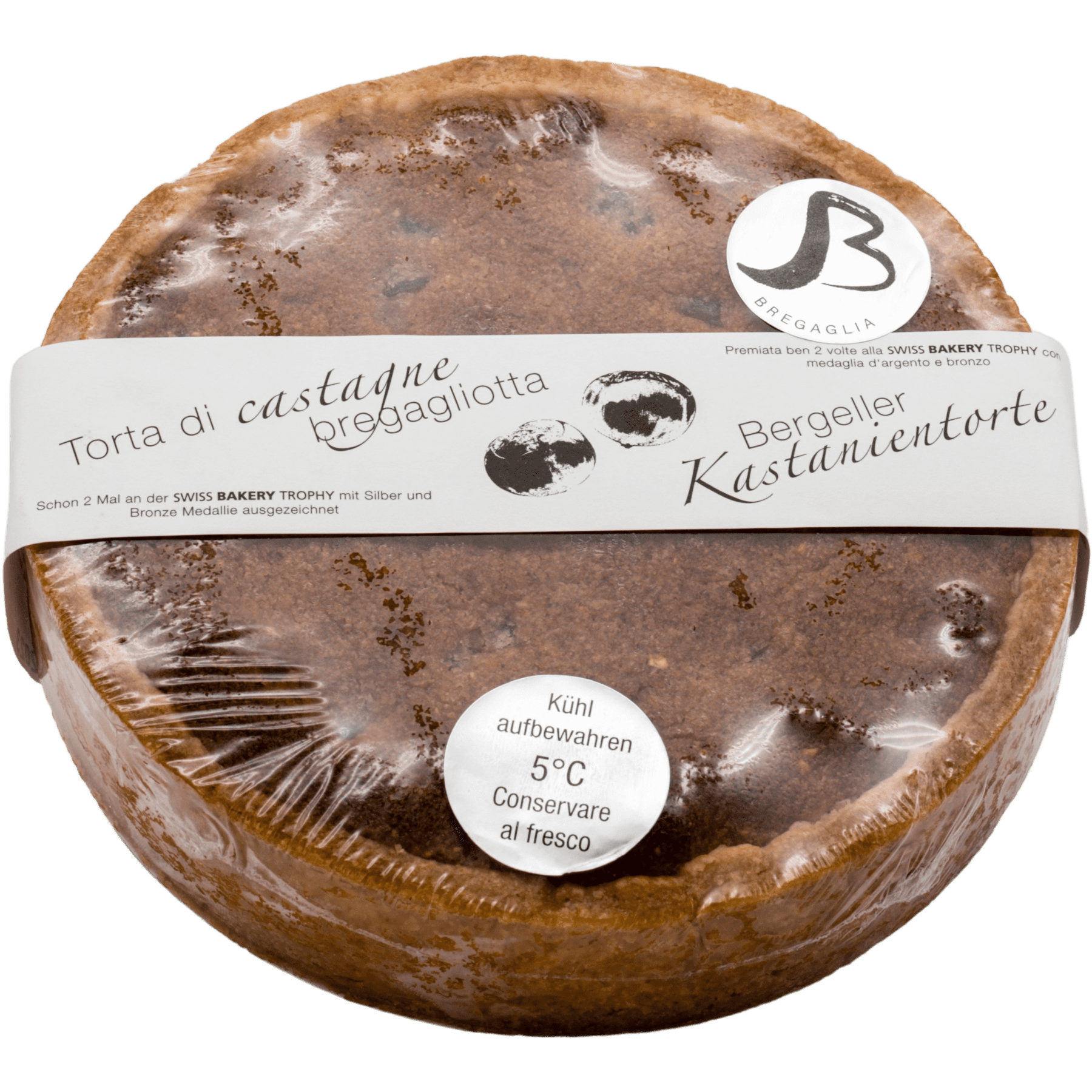 Tarte aux châtaignes du Val Bregaglia
